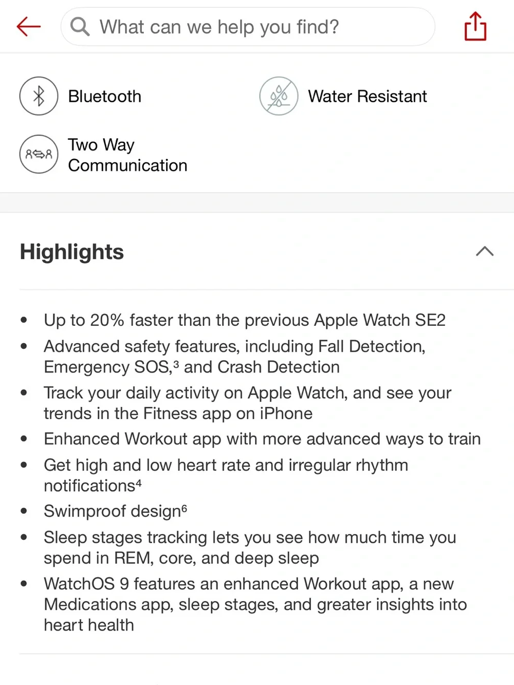 ✨Apple Watch SE 2 Cellular 44mm Starlight Aluminum Case with Starlight - M/L✨